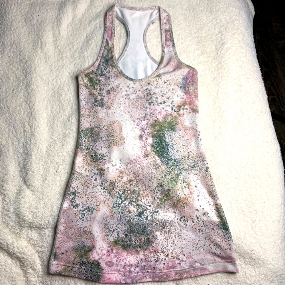 Lululemon Racerback Tank Splatter Paint Design